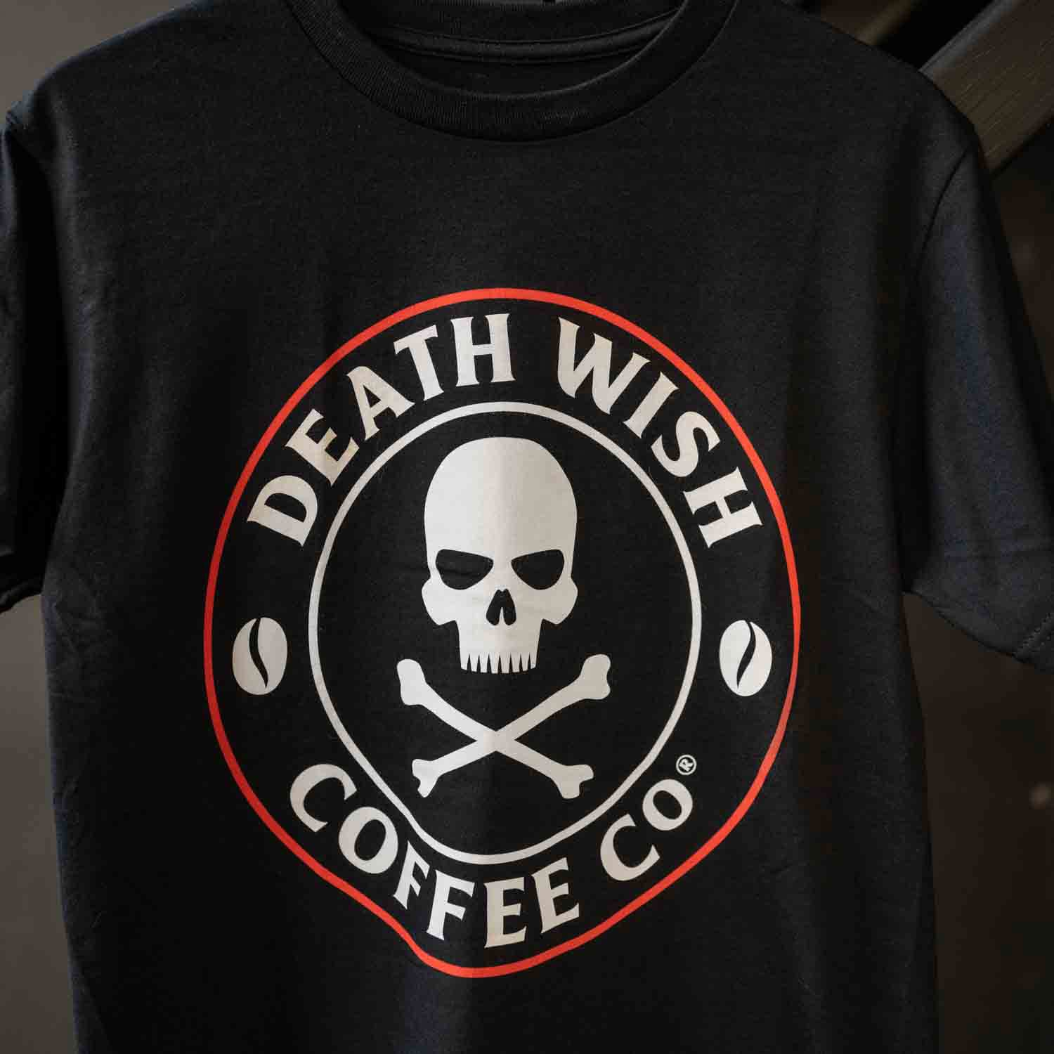 Death Wish Coffee Core Classic Logo Tee - Front Detail