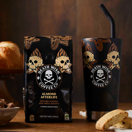 Death Wish Coffee Almond Afterlife Coffee and Klean Kanteen Bundle