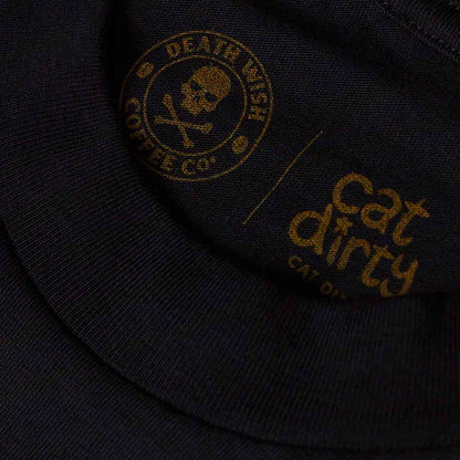Death Wish Coffee x Cat Dirty Artist Series Long Sleeve - Interior Label