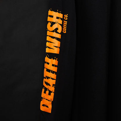 Death Wish Coffee x Cat Dirty Artist Series Long Sleeve - Sleeve Detail
