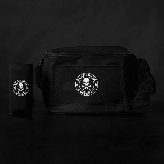 Death Wish Coffee Cold Hearted Cooler & Koozie Bundle