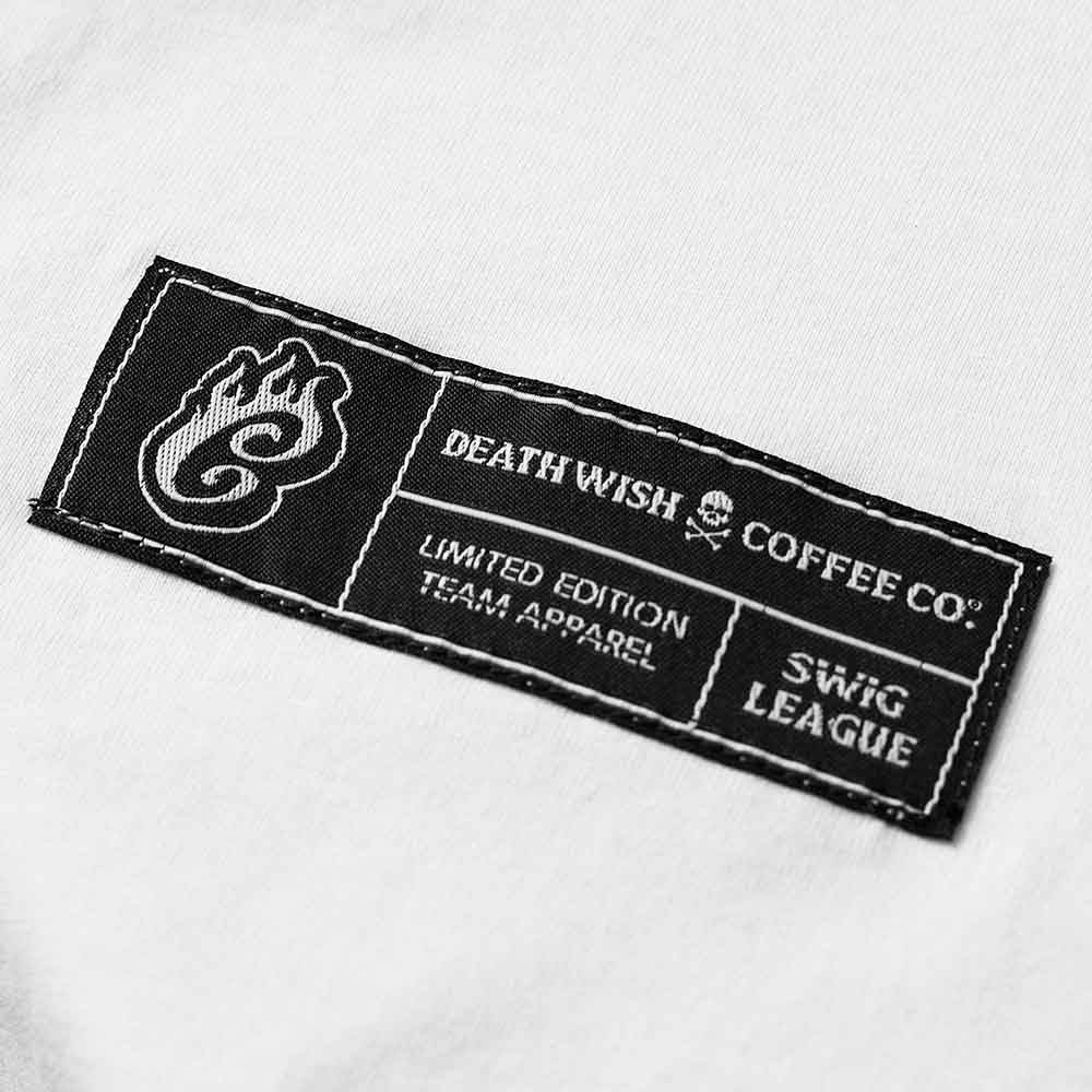 Death Wish Coffee Swig League Creamators Raglan - Swig League Label