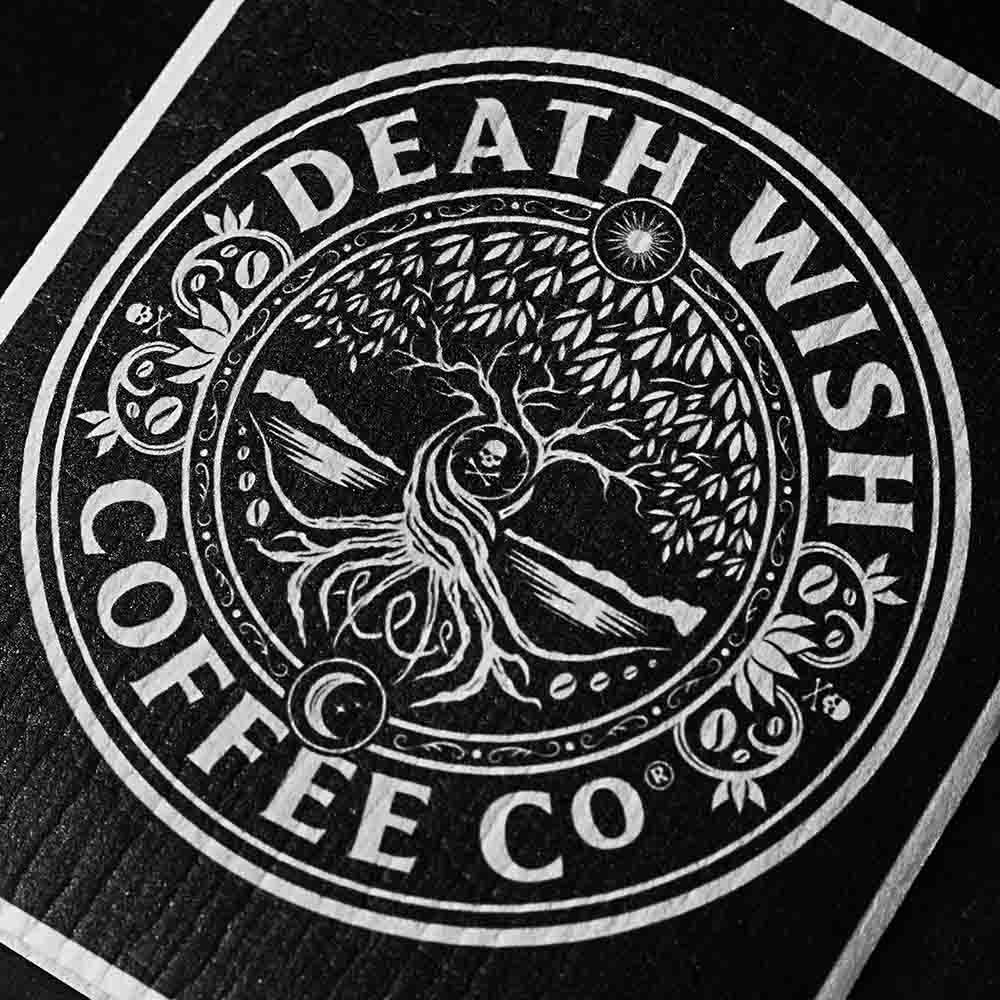 Death Wish Coffee Swedish Rag Set - Mother Earth Detail