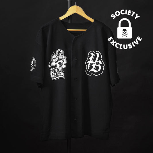 Death Wish Coffee Swig League Pitch Black Jersey - Front