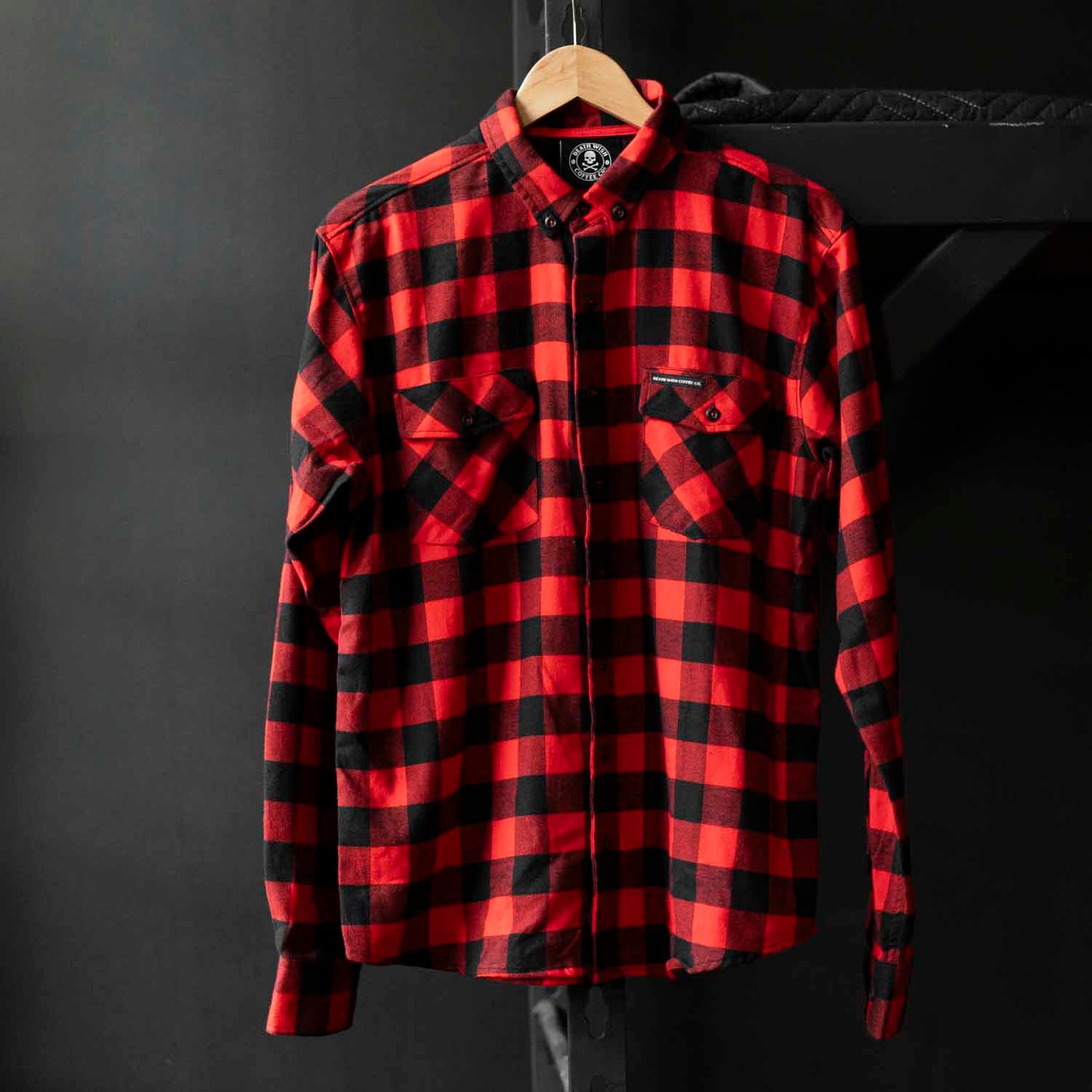 Death Wish Coffee Dark Roast Flannel - Front