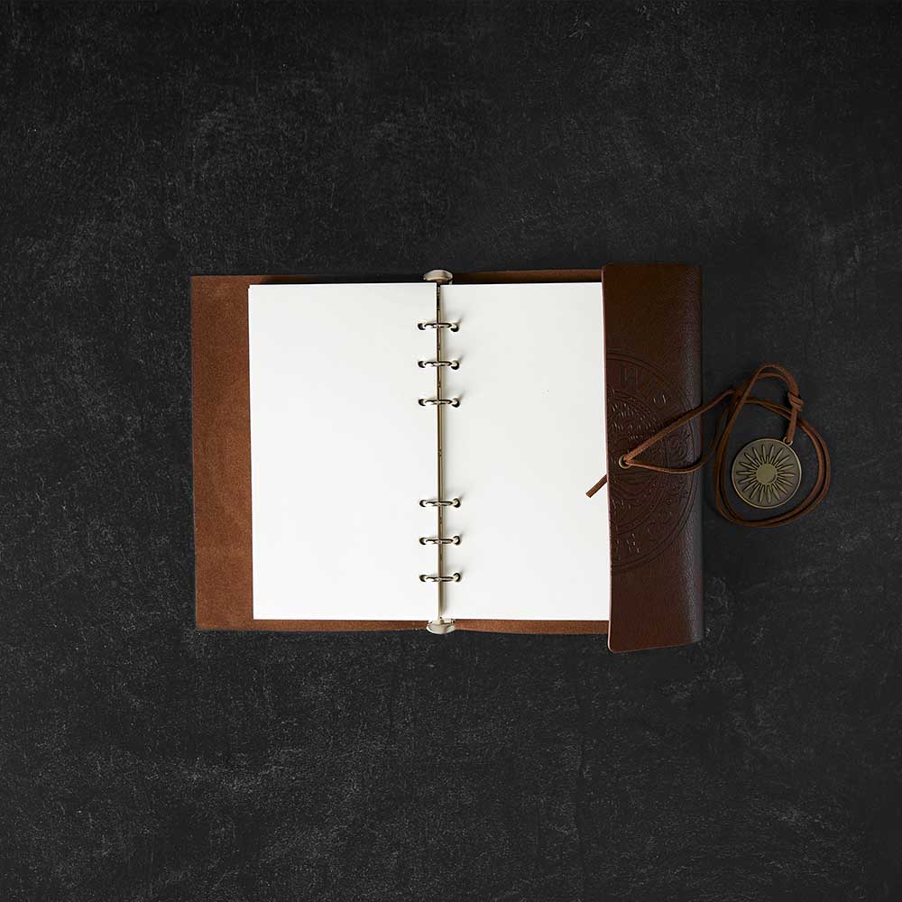 Opening the Death Wish Coffee Tree of Life Journal.