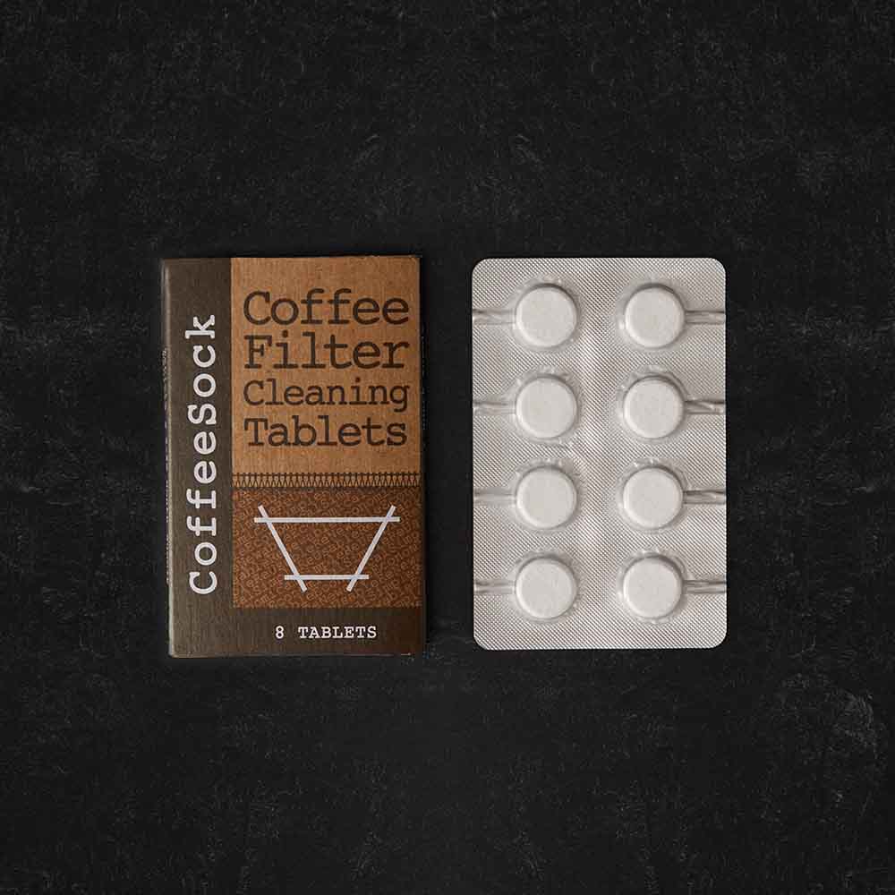 Coffee Sock Coffee Filter Cleaning Tablets