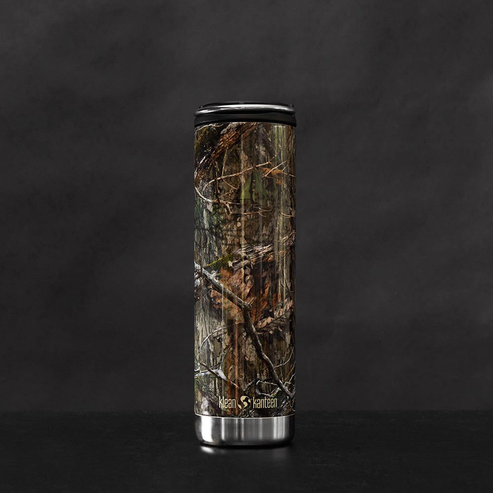 The back of the Death Wish Coffee Chemex Cowboy Klean Kanteen.