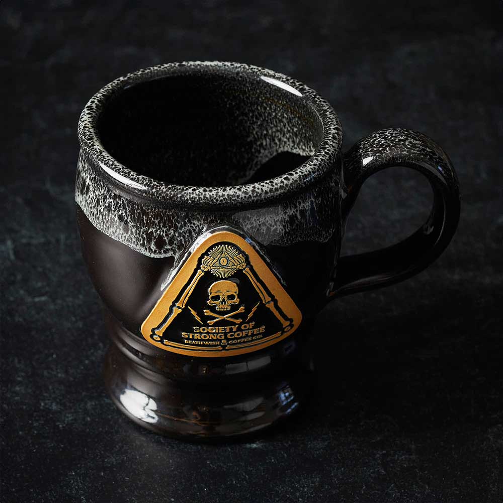 Death Wish Coffee Society of Strong Coffee Mug - Rim Detail