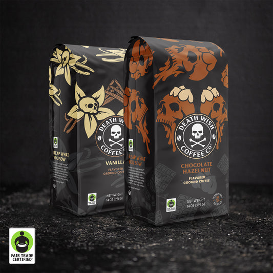 Death Wish Coffee Double Indulgence Ground Bundle - 14oz Bags.