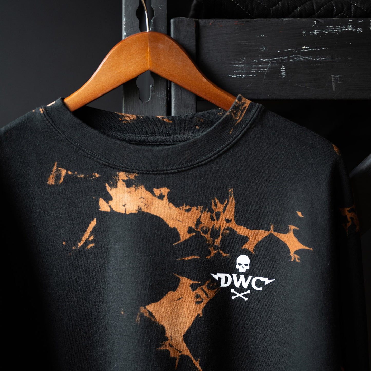 Death Wish Coffee Lighten Up Crewneck - Front Detail