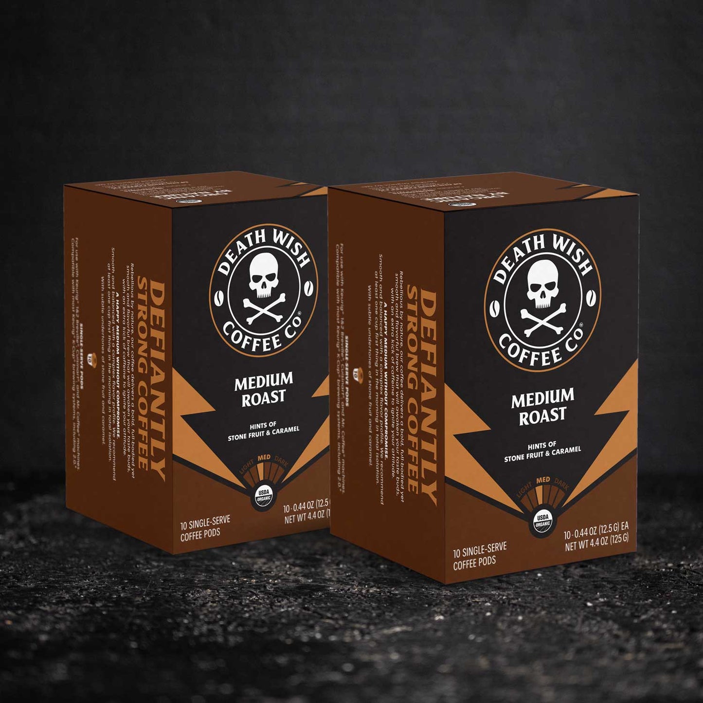 Death Wish Coffee Medium Roast Single-Serve Coffee Pods