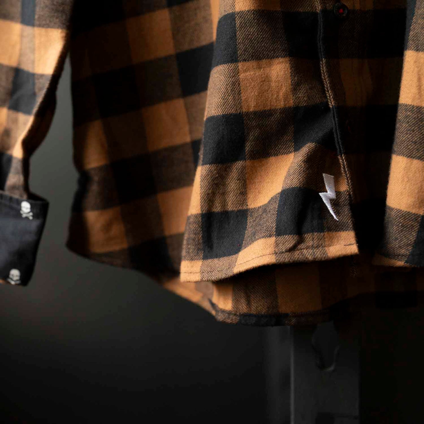 Death Wish Coffee Medium Roast Flannel - Bolt Details