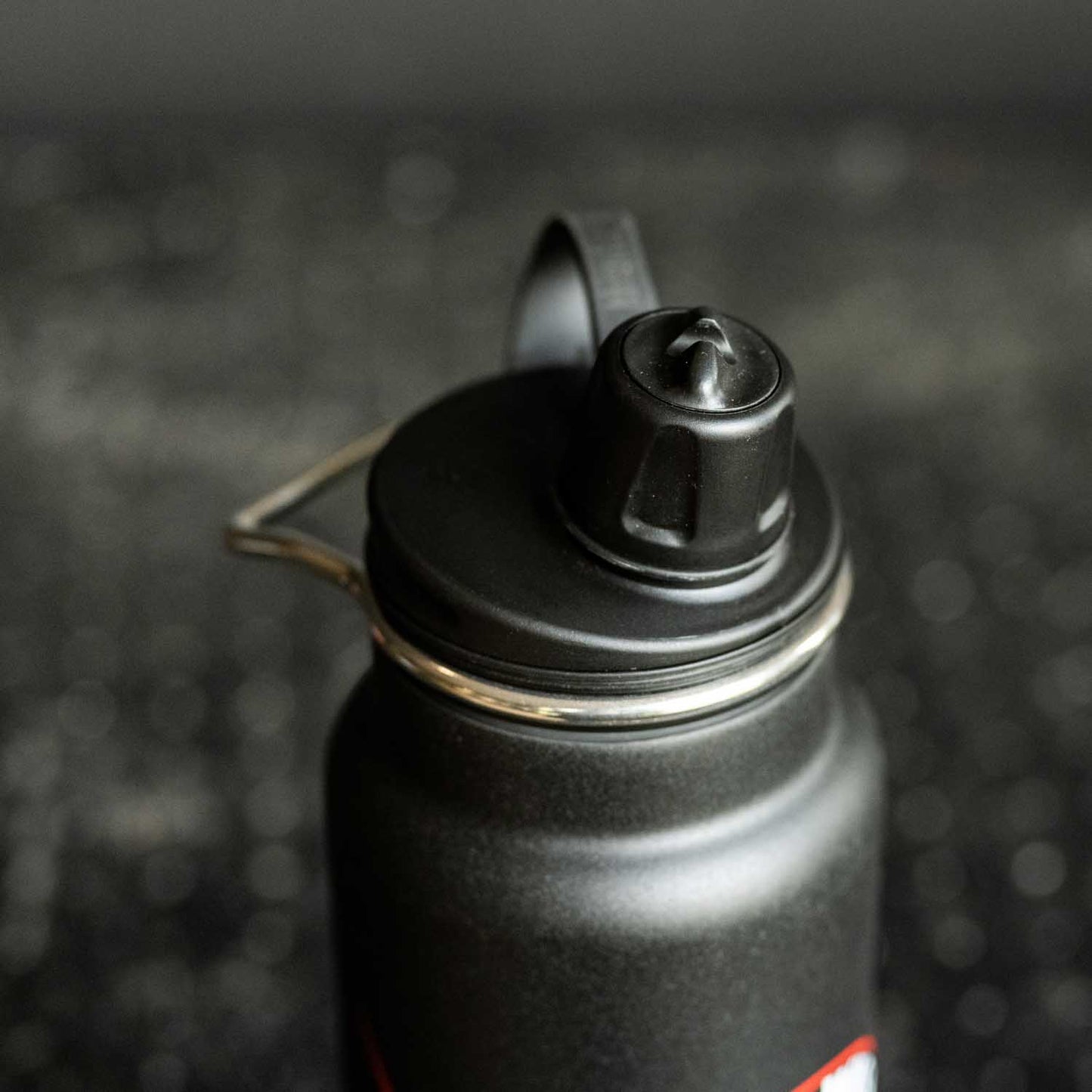 Death Wish Coffee - The Bolt Big Chug lid detail.