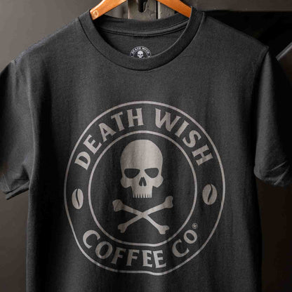 Death Wish Coffee - Shadow Logo Tee - Front Detail