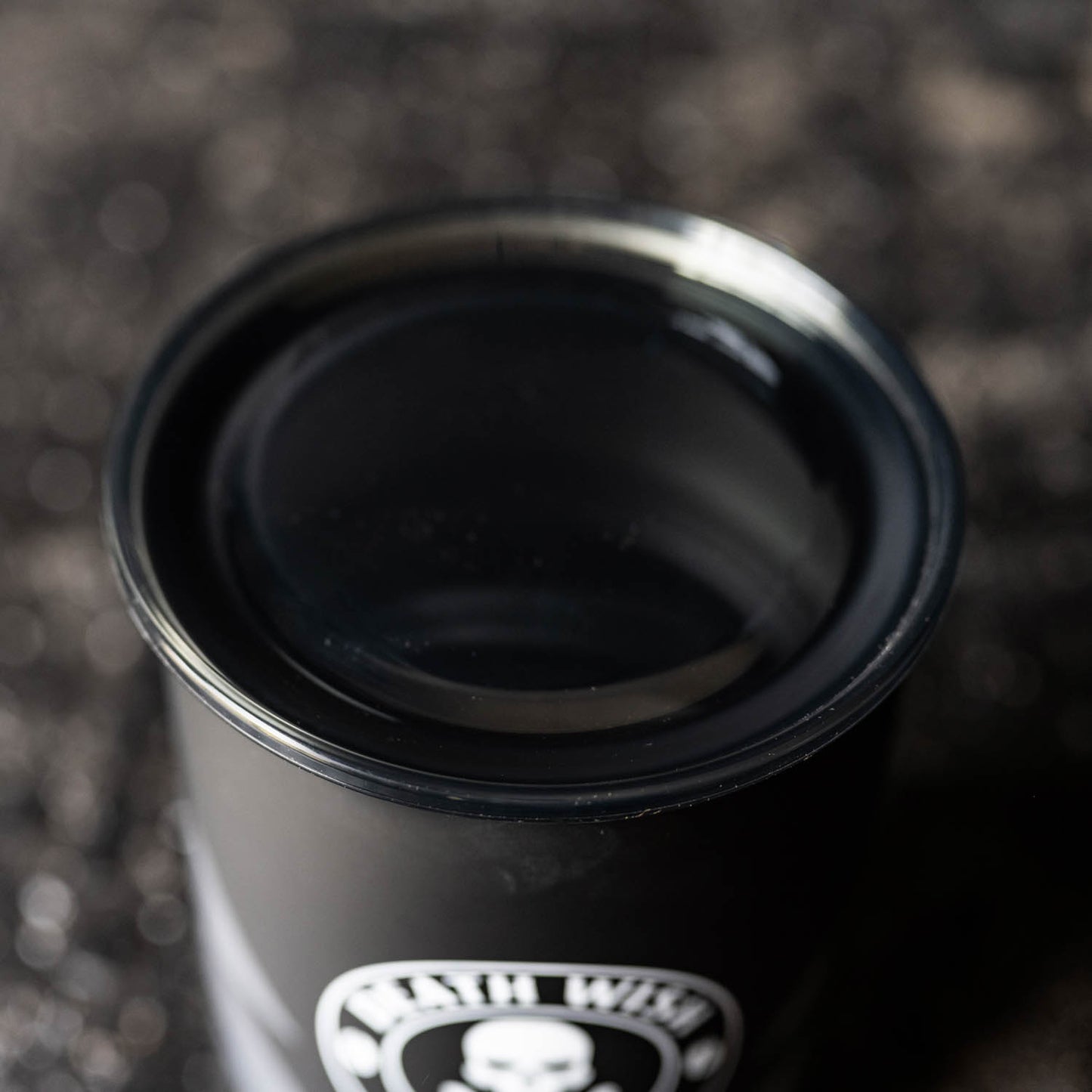 Death Wish Coffee Shadow Canister Lid Detail