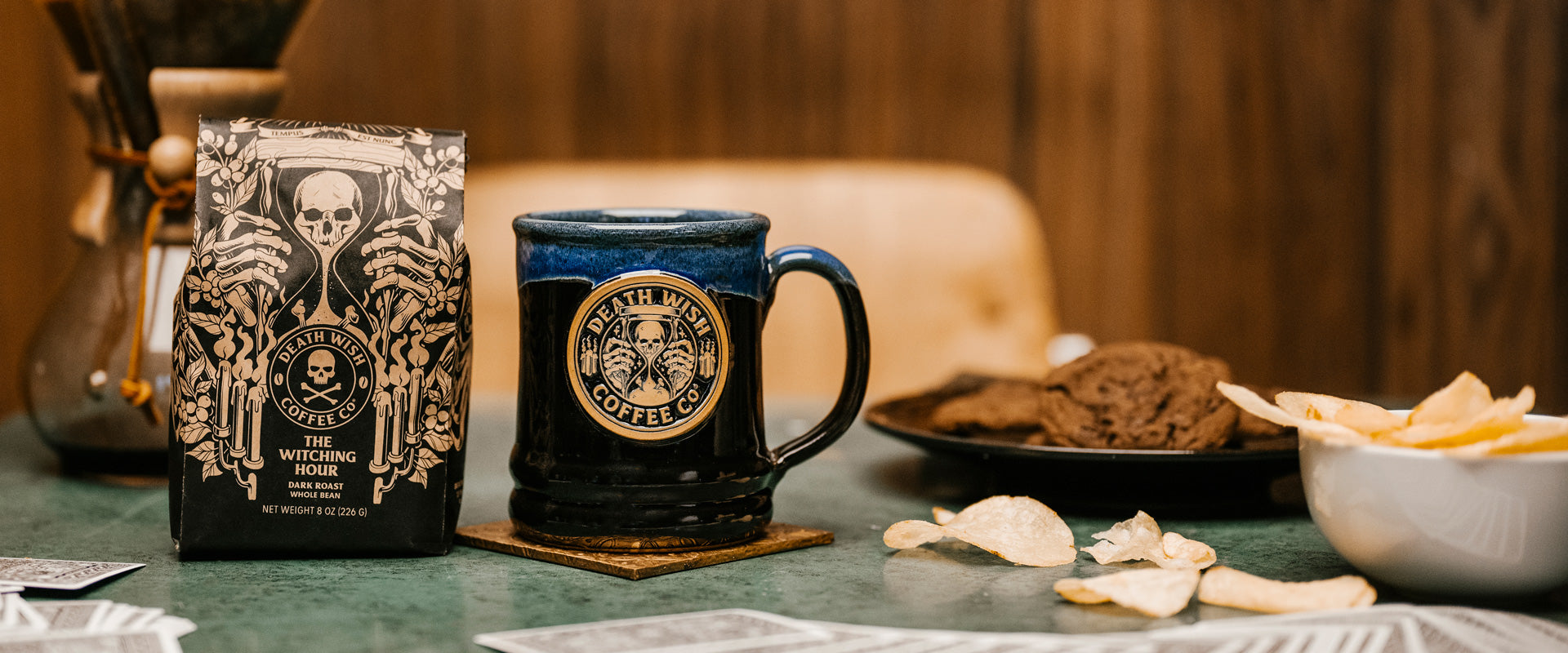 Death Wish Coffee Witching Hour Mug & Coffee Bundle