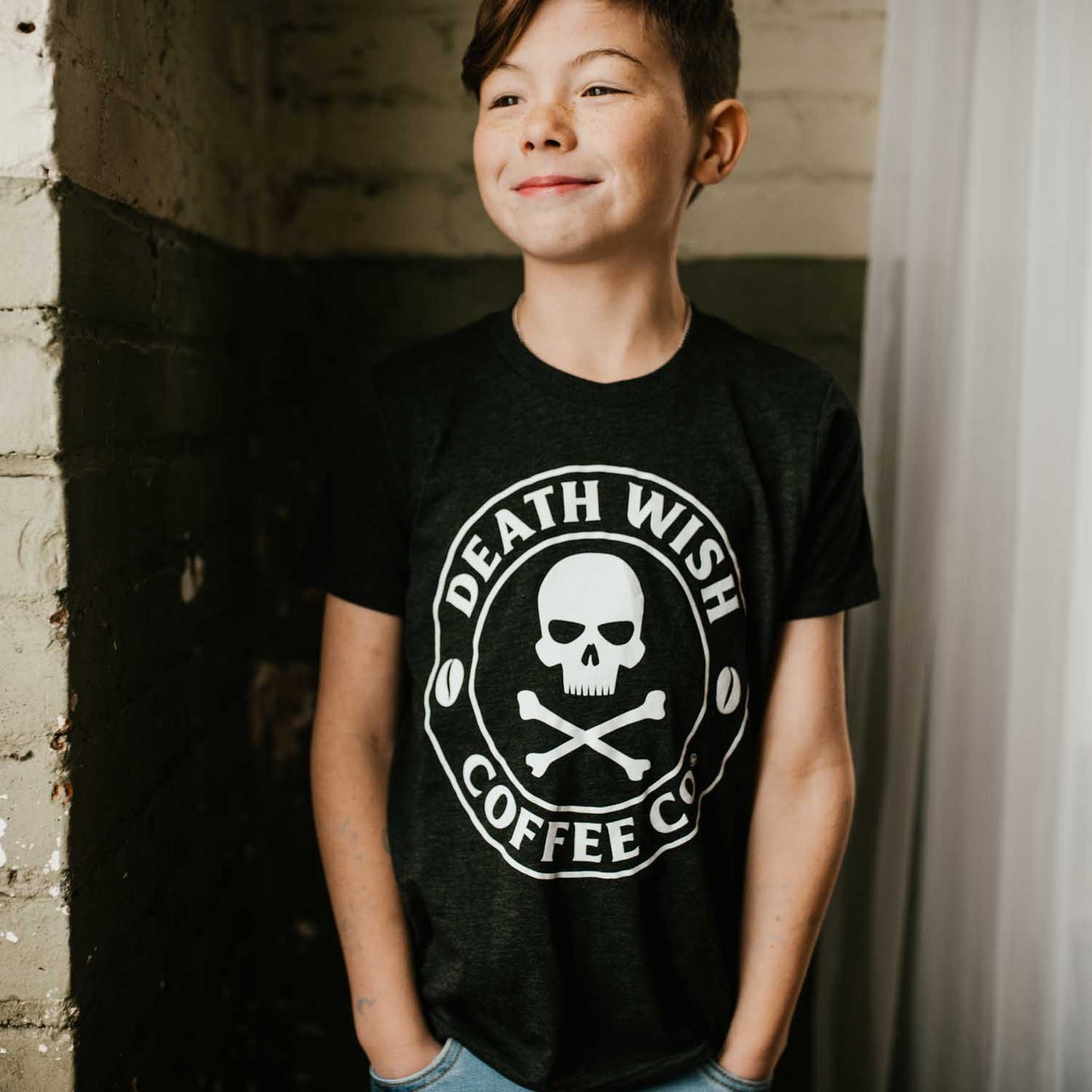 Death Wish Coffee Kids Logo Tee