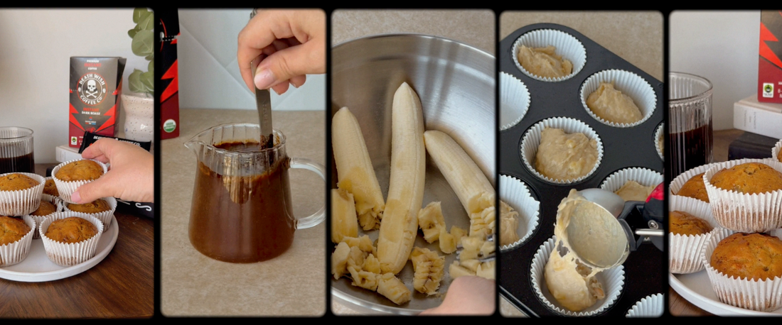 Banana Bread Coffee Cake Muffins