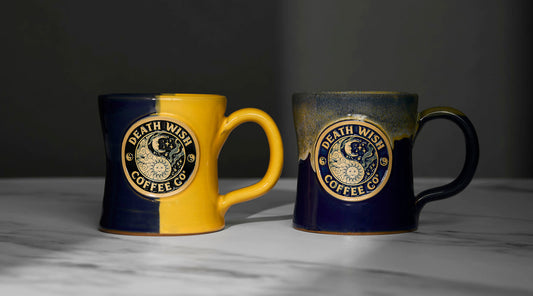Enter for a chance to win the Death Wish Coffee Divine Balance Golden Ticket Mug.