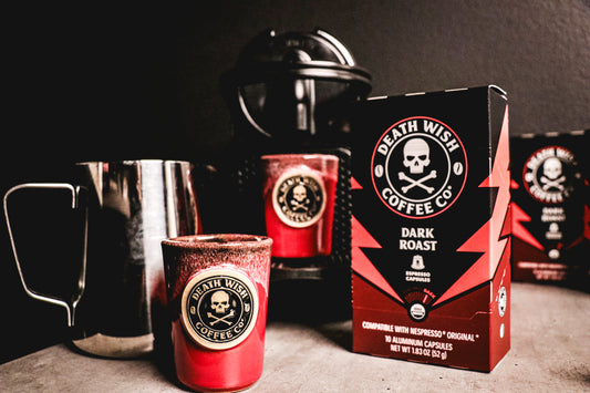 Introducing Death Wish Coffee Dark Roast Espresso Capsules