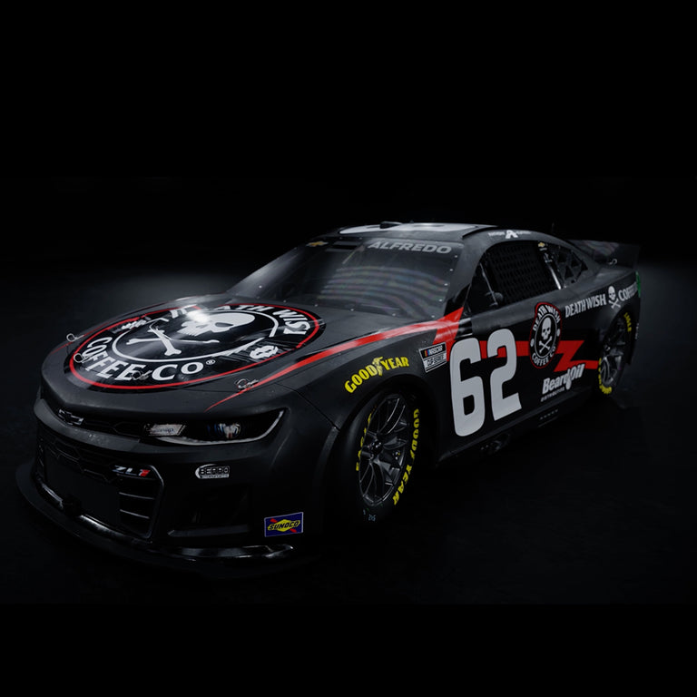 A still from the video unveiling of Anthony Alfredo's No. 62 Chevrolet car for the Daytona 500.