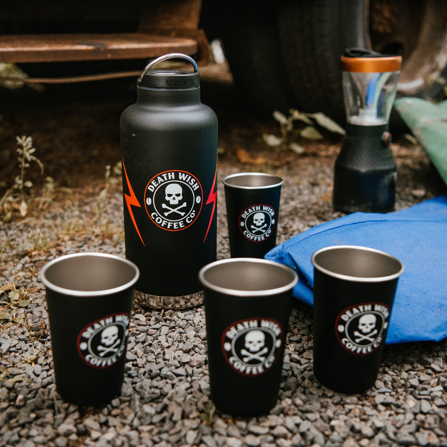 Death Wish Coffee Klean Kanteen Camping Bundle