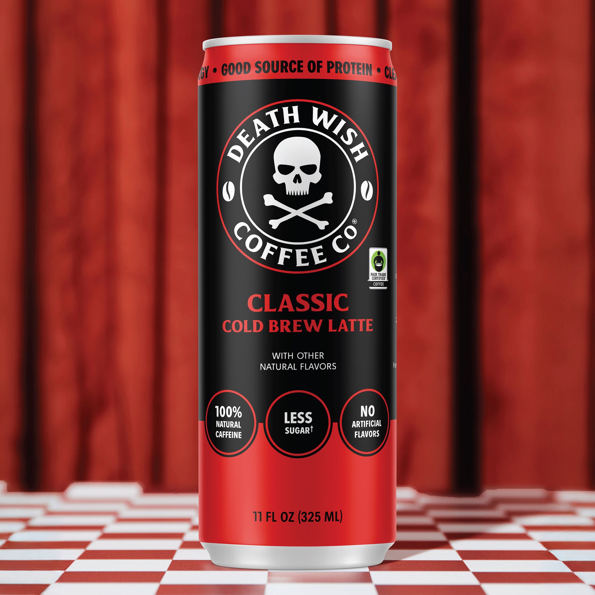 Death Wish Coffee Classic (Original) Cold Brew Latte.