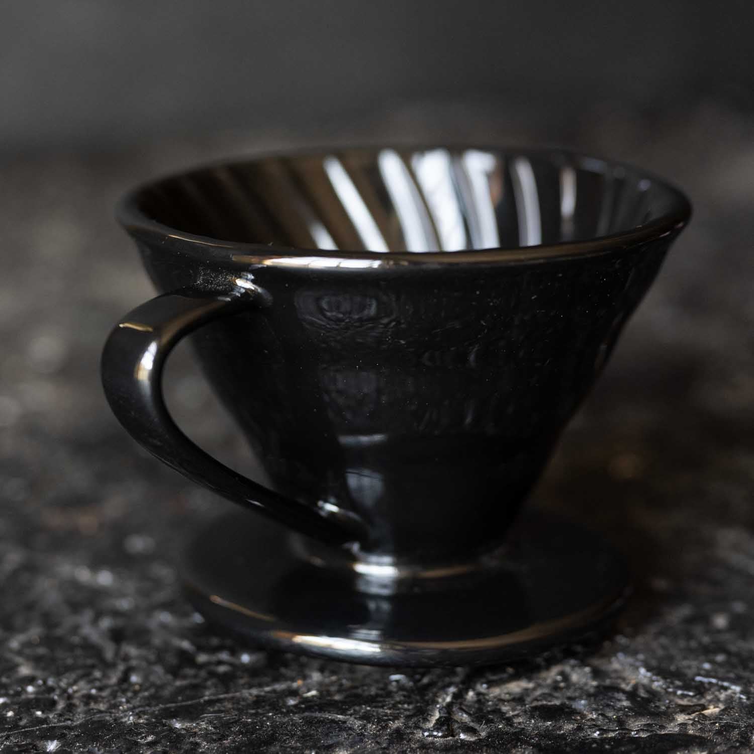 Death Wish Coffee Pitch Black Pour Over - Handle Detail