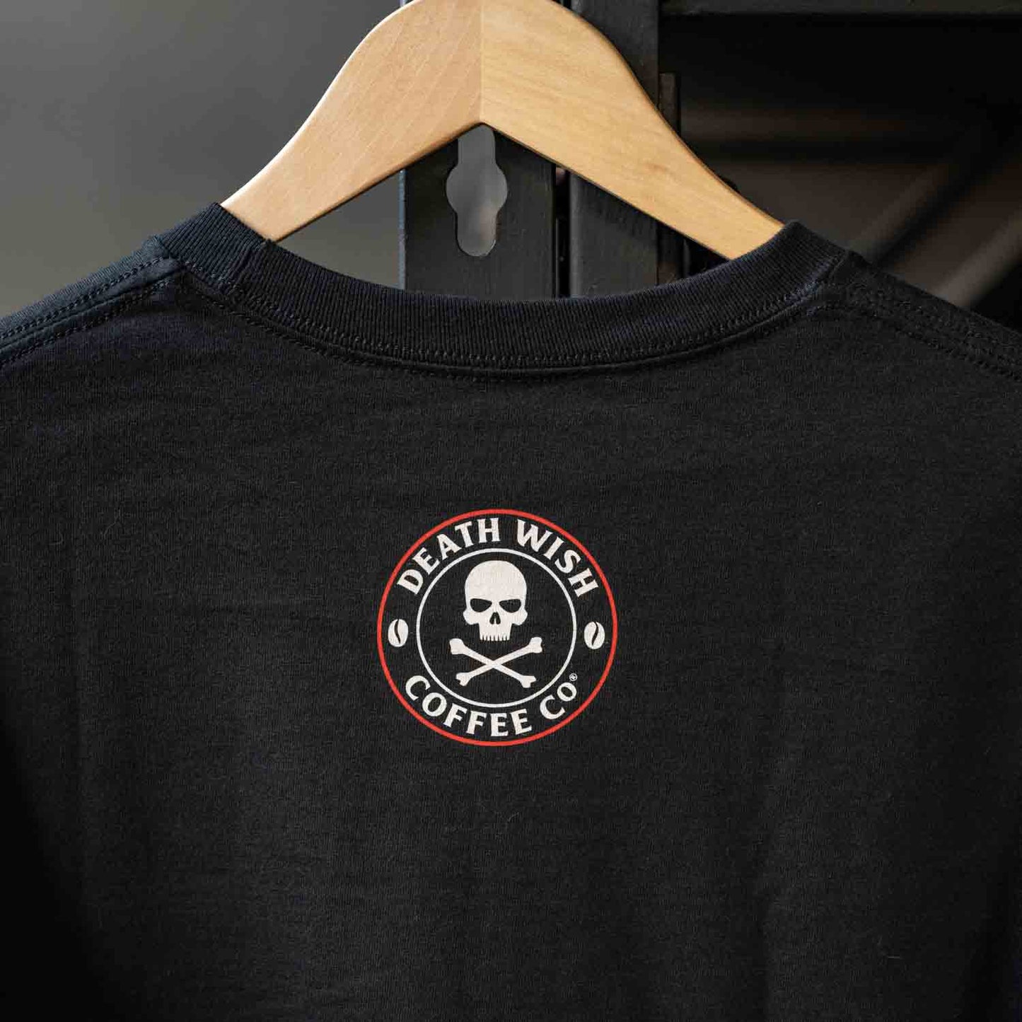 Death Wish Coffee Core Classic Logo Tee - Back Detail.