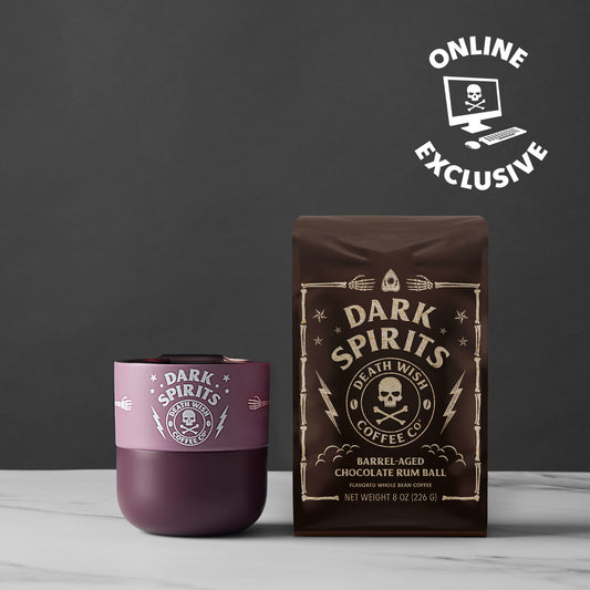 The Death Wish Coffee Dark Spirits Klean Kanteen Bundle.