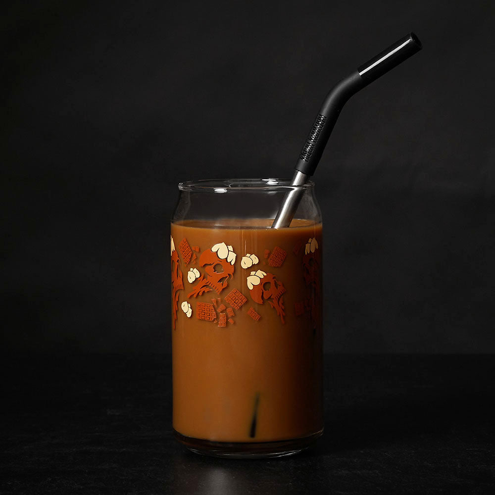 Death Wish Coffee Chocolate Hazelnut Soda Can Glass - Back