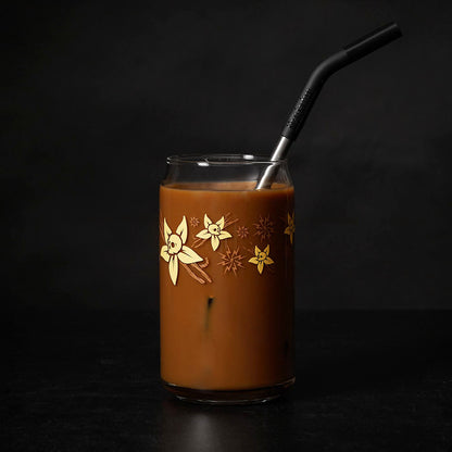 Death Wish Coffee Vanilla Soda Can Glass - Back