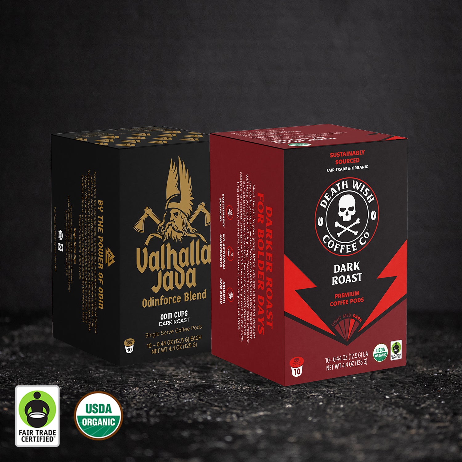 Dark Roast + Valhalla Java Single-Serve Pod Bundle