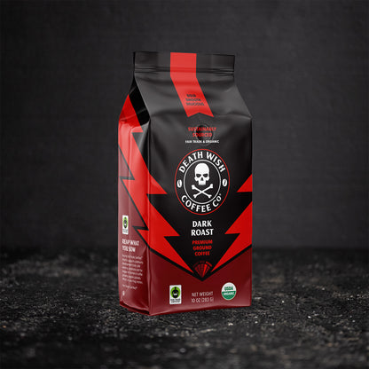 10oz Ground Dark Roast Coffee.