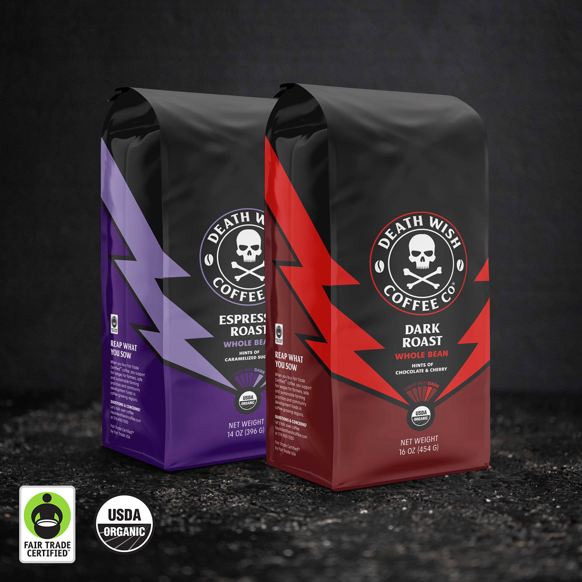 Dark Roast + Espresso Roast Bundle Death Wish Coffee