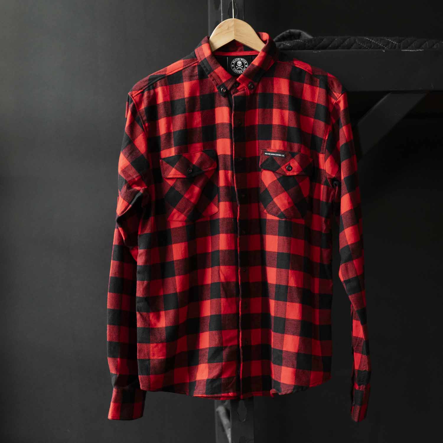 Death Wish Coffee Dark Roast Flannel - Front