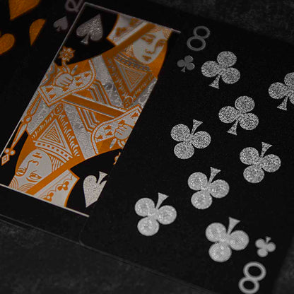 Another close up of the Death Wish Coffee Poker Face Playing Cards.