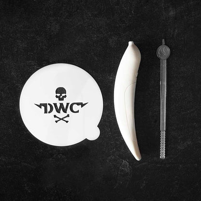 The Death Wish Coffee Let It Fly Latte Pen & Stencil Set.