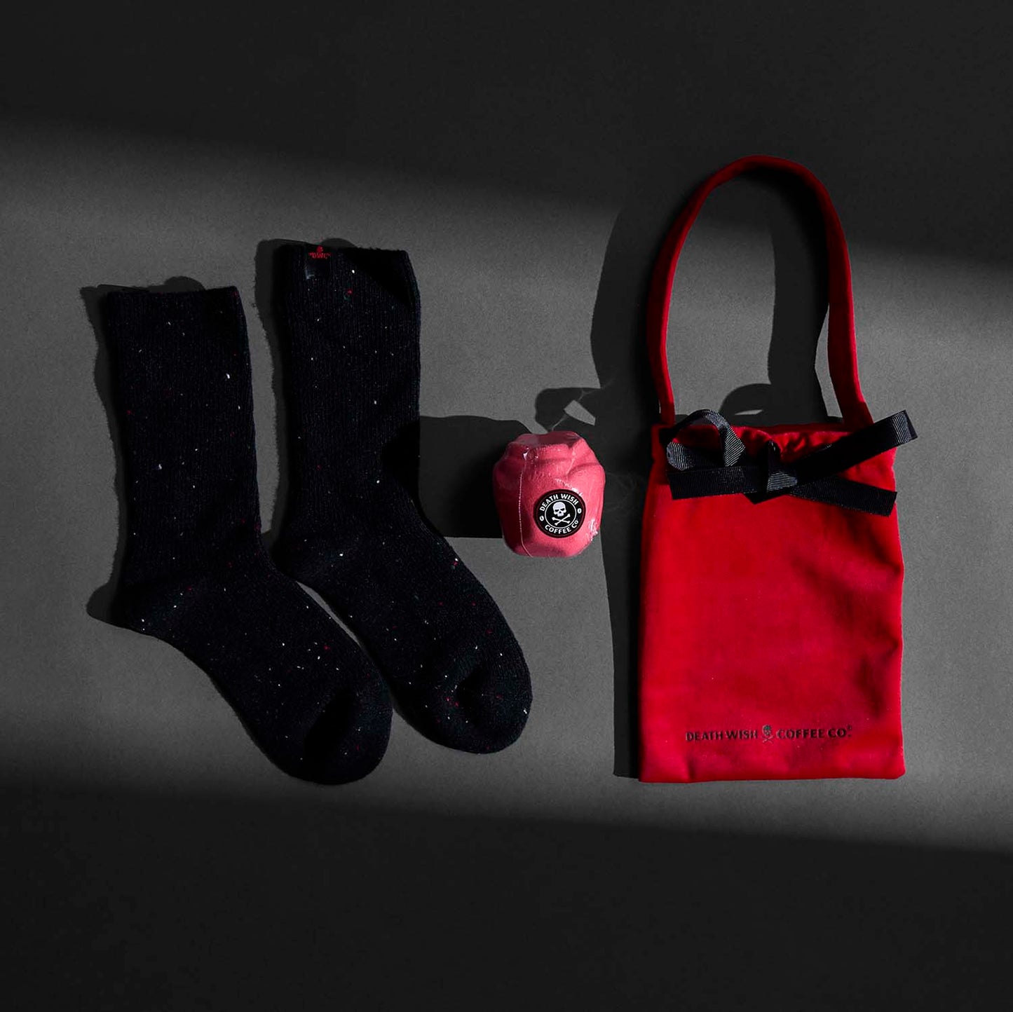 The full Death Wish Coffee Ready, Set, Relax Bath Bundle.