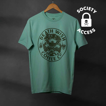 The front of the Death Wish Coffee Fatal Attraction Tee.