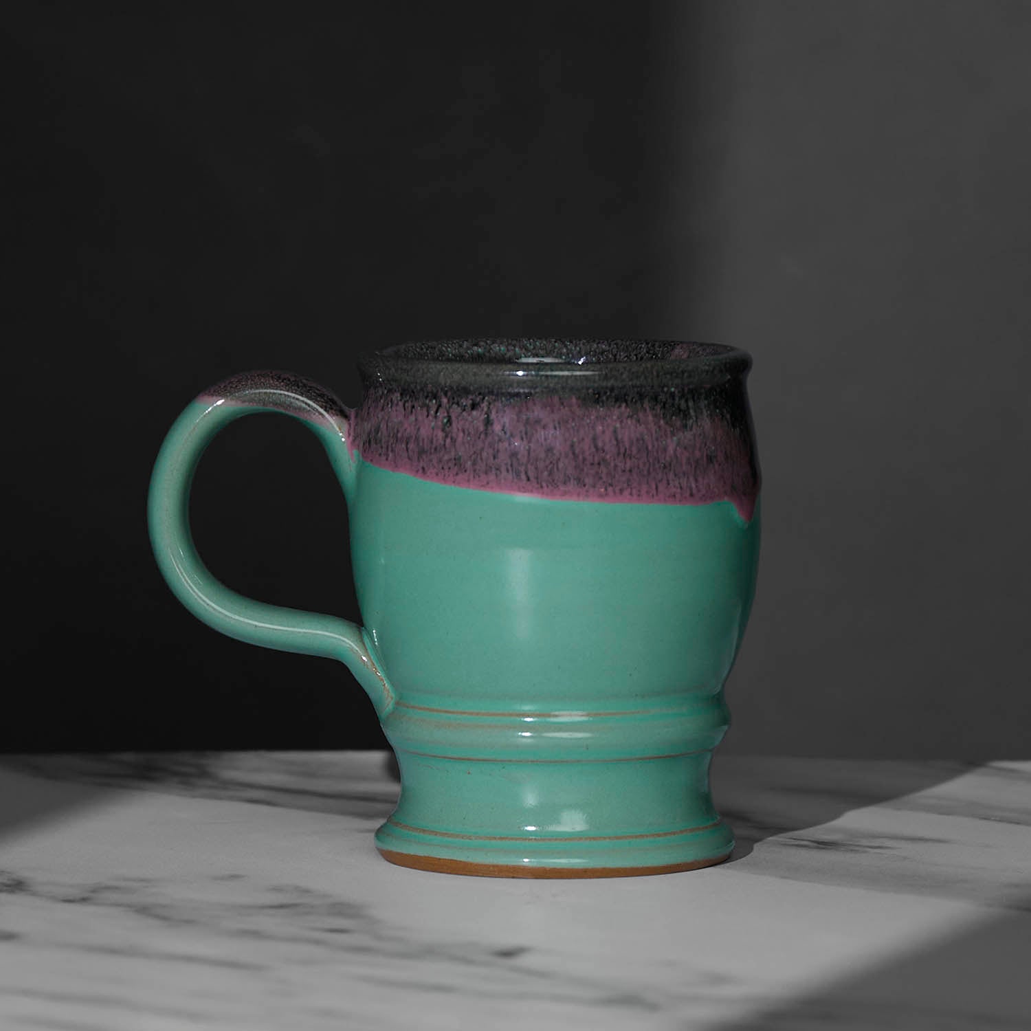 The back of the Death Wish Coffee Venus Fly Trap Mug.