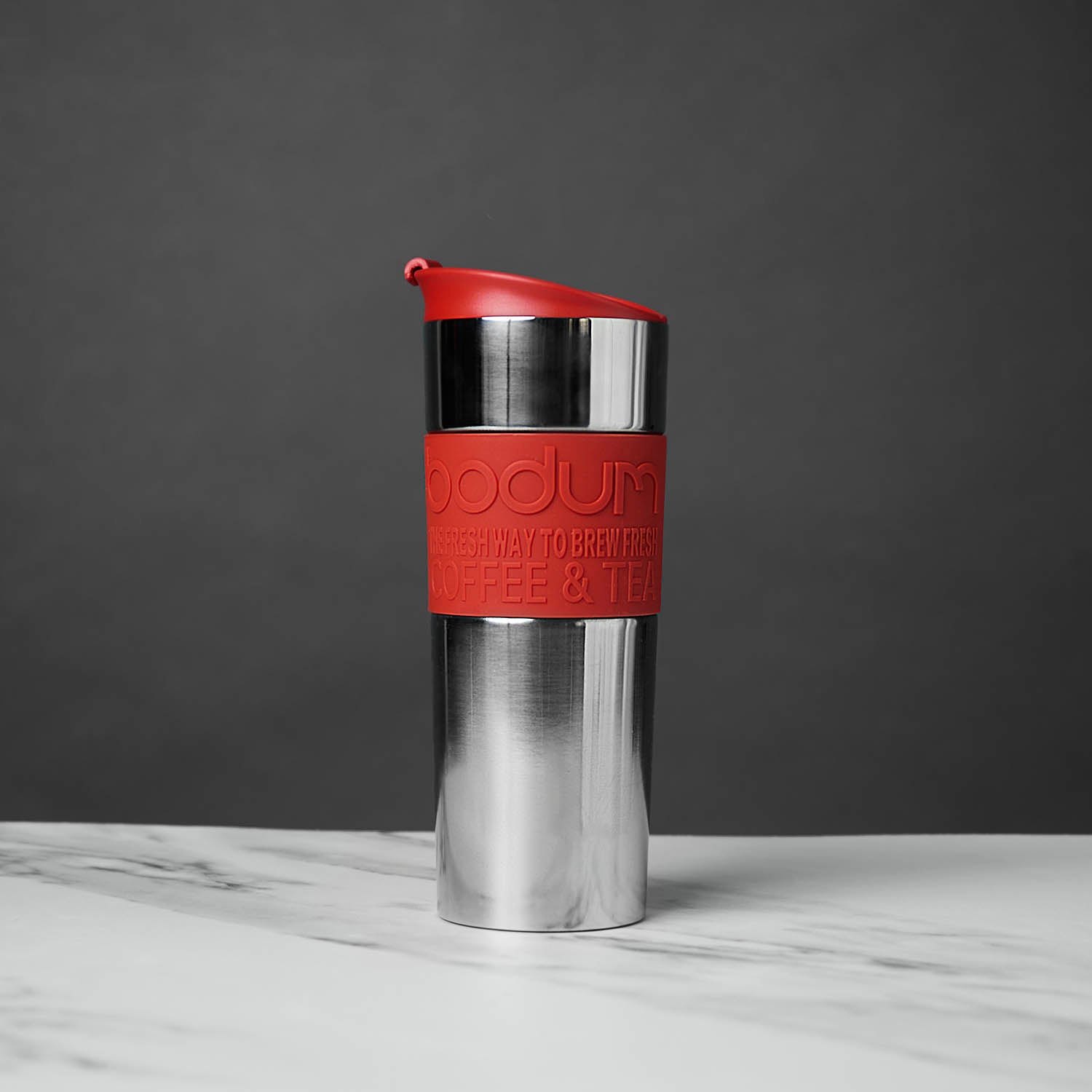 The front of the Bodum Portable French Press.