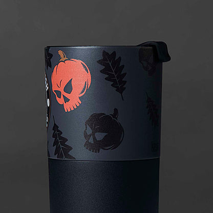 A detail shot of the Death Wish Coffee Pumpkin Chai Klean Kanteen (16oz).