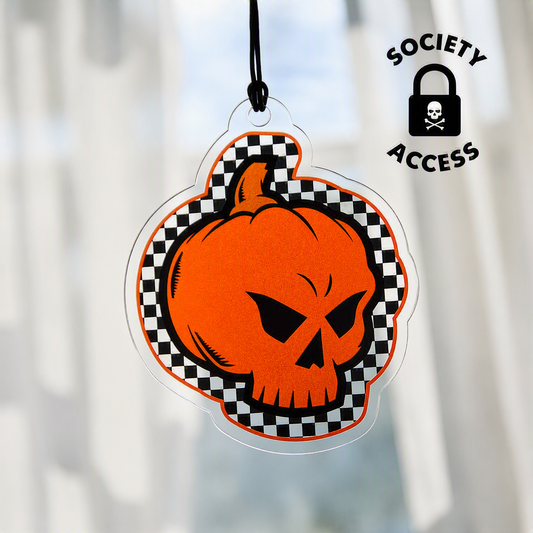 Unlock society access to the Death Wish Coffee Pumpkin Spice Suncatcher.
