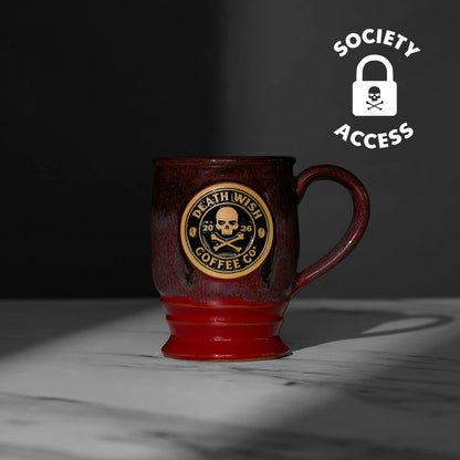 Unlock early access to the 2026 Death Wish Coffee Mug.