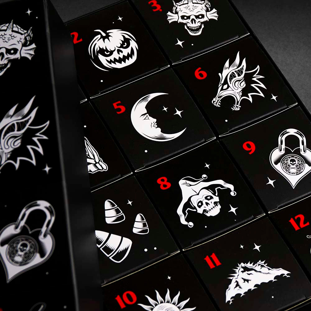 The Death Wish Coffee Puzzled Past Advent Calendar.