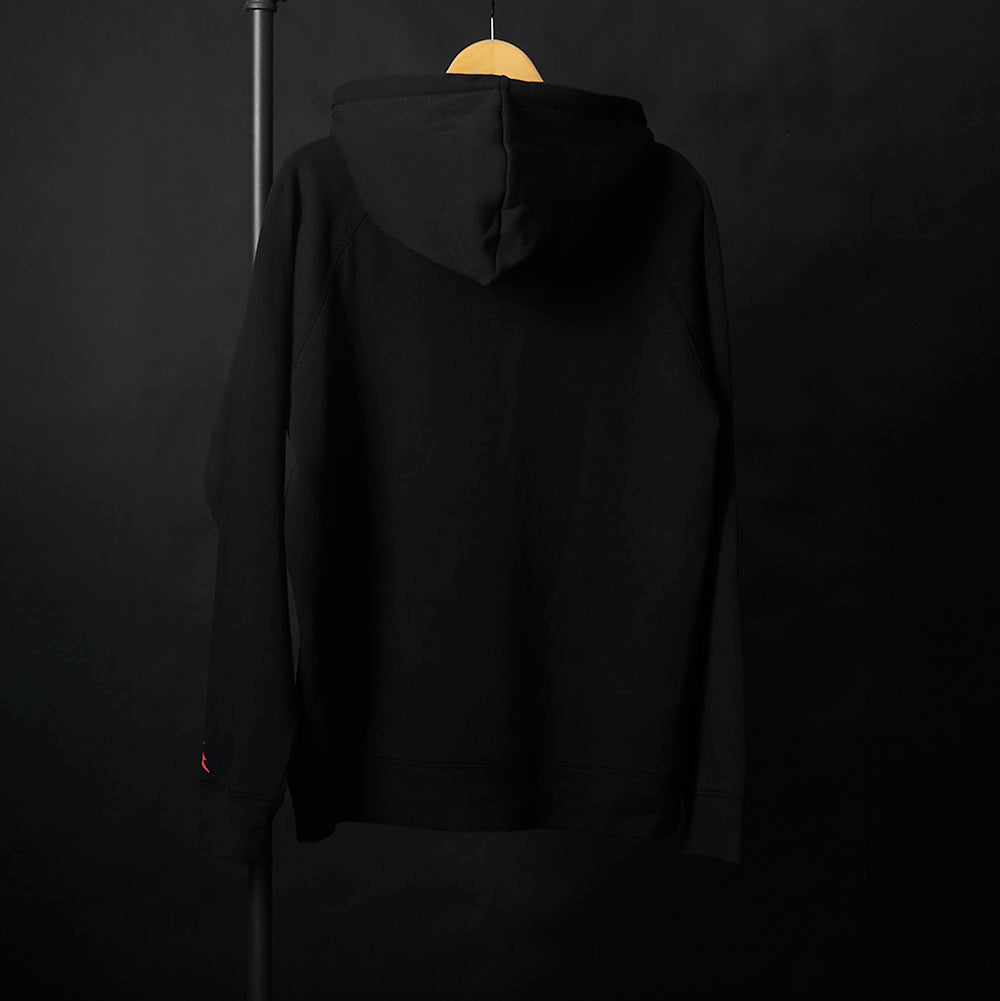The back of the Death Wish Coffee Signature Hoodie.