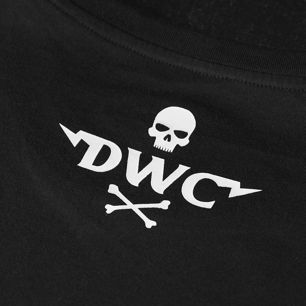 A close up of the back of the Death Wish Coffee Signature Standard Tee.