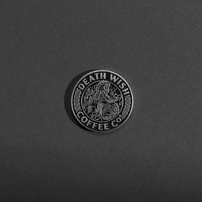 The Kelpie Medallion side of the Death Wish Coffee Heads or Horses’ Tails Commemorative Coin.